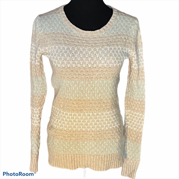 J. Crew Sweaters - J Crew factory crewneck textured sweater pastel XS